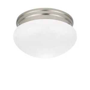 Generation Lighting Brushed Nickel Ceiling 2 Light Flush Mount 5328-962 - Picture 1 of 2