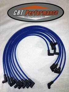 SMALL BLOCK CHEVY 265-305-327-350-400 BLUE HEI Spark Plug Wires Over Valve Cover - Bild 1 von 1