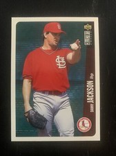 1996 Collector's Choice St. Louis Cardinals Baseball Card #284 Danny Jackson