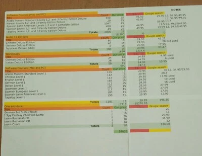 software and books for learning various languages - Image 1 of 4