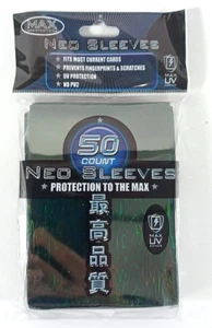 Max Protection Standard  Card NEO Sleeves GREEN Design (50 Count) 7050LHGW - Picture 1 of 4
