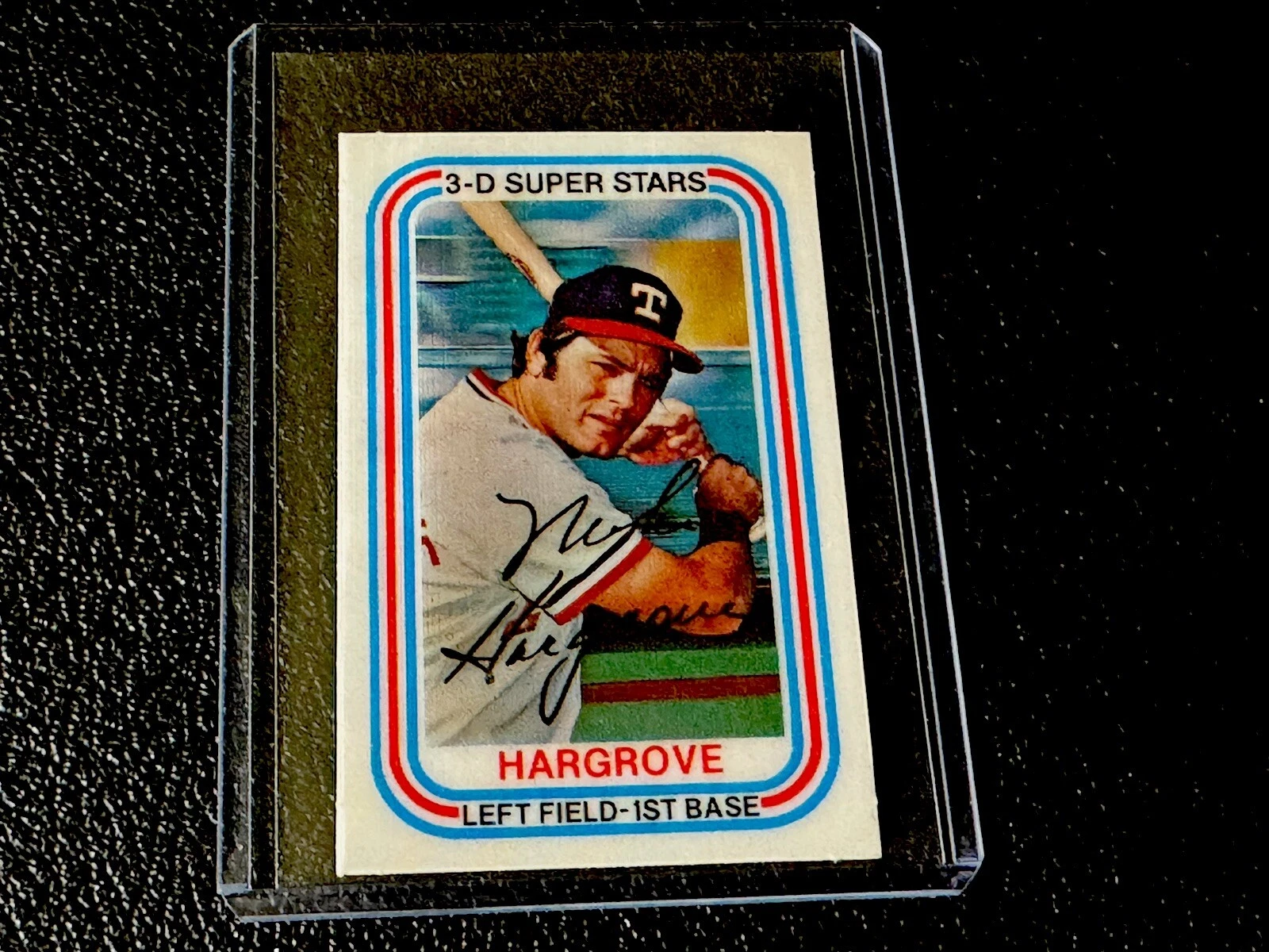 1976 Kellogg’s #51 Mike Hargrove • RANGERS • NM+, **DIRECT FROM KELLOGGS KARDS**