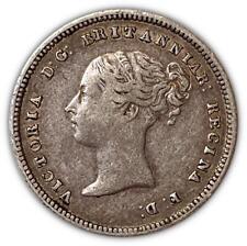 1846 Great Britain Queen Victoria 4 Fourpence  Extremely Fine XF Coin #2770