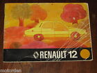 Renault 12, R1170 R1177 R1330 R1337 English Ed Handbook 56Pgs + W/Card Free Post