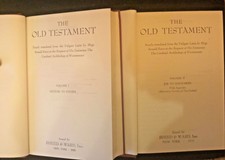 Antiga Bíblia Católica-O Antigo Testamento Em Inglês-Vols 1 E 2-Knox