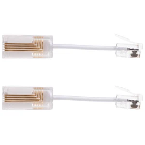 2 Pcs Anti-Wickelvorrichtung Für Telefonleitungen Kabelentwirrer Telefonkabel - Afbeelding 1 van 12