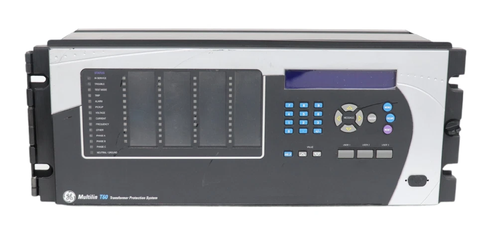 GE MULTILIN T60 TRANSFORMER PROTECTION SYSTEM T60-N03-HKH-F8N-H6D-M8L-P67-UXXWXX - Image 1 of 4
