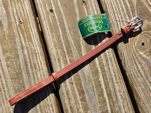 Devoucoux Brown Leather SINGLE Cheekpiece -Bridle Replacement Part- LARGE -NWT - Picture 1 of 6