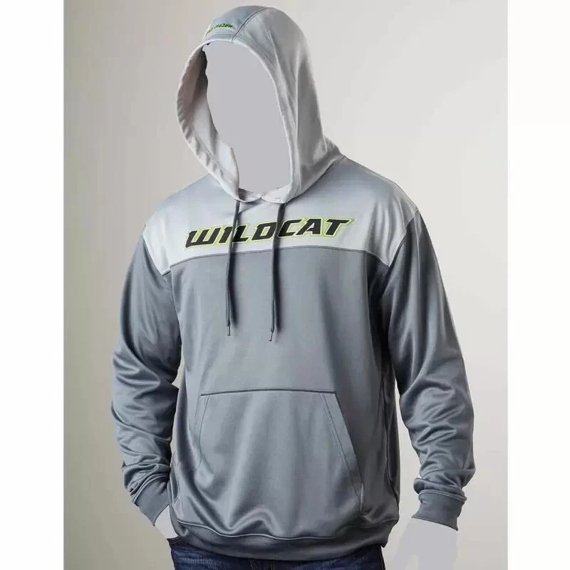 全新 Arctic Cat 男式 Wildcat Performance 连帽衫 ~ 莱姆绿/灰色 ~ XL ~ # 5258-826 — 第 1/1 张图片