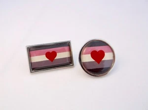 FAT FETISH FLAG LGBT GAY PRIDE RAINBOW LAPEL PIN BADGE TIE TACK CLIP GIFT - Picture 1 of 8