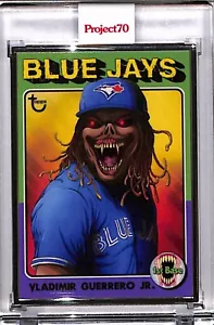 2021 TOPPS PROJECT 70 #825 VLADIMIR GUERRERO JR. P70 AP SILVER FRAME 04/51 - Picture 1 of 2