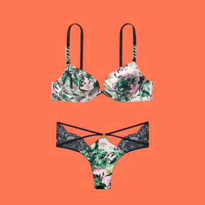 Victoria's Secret очень сексуальный Bombshell добавить-2 чашки блеск ремень пуш-ап бюстгальтер и трусики - Изображение 1 из 4