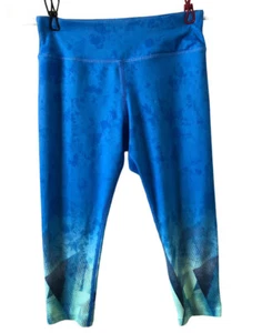 Avia Junior Girls Pants Active Leggings Pocket On Waistband Blue Size Medium - Picture 1 of 10