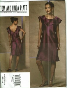Vogue #V1138 Tom and Linda Platt Dress w/variations Pattern Size 6-12 UC - Picture 1 of 2