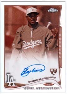 ERISBEL ARRUEBARRUENA 2014 Topps Chrome Rookie Sepia Refractor Auto /75 Card - Picture 1 of 2