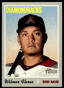 2019 Topps Heritage #590 Wilmer Flores - Picture 1 of 2