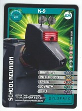Doctor Who Monster Invasion 3D Super Rare Card 029 K-9 Good+ Condition