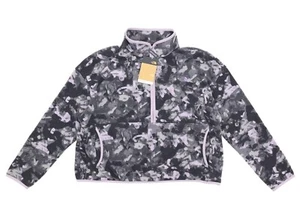 The North Face X5314 Womens Grey Scattershot TKA Glacier Crop Pullover Size XL - Picture 1 of 4