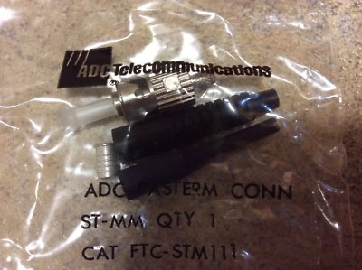 FIBEROPTIC ADC FasTerm ST Connector  -  FTC-STM111 field installable multimode - Image 1 of 2