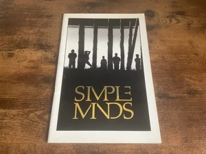 SIMPLE MINDS ONCE UPON A TIME TOURPROGRAMM 1986 FARBIGES KONZERTHEFT - Bild 1 von 10