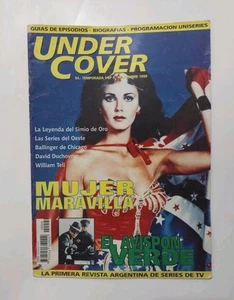 MUJER MARAVILLA Lynda Carter Avispón Verde Revista Española Argentina 1999 - Imagen 1 de 6