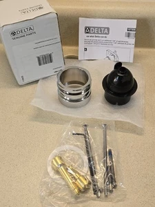 Kit de extensión de grifo de montaje en pared Delta serie 14 opción pieza cromada RP77991 - Imagen 1 de 4