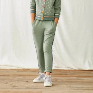 Matilda Jane size 4 Norah Green Striped Panel Jogger - Picture 1 of 12