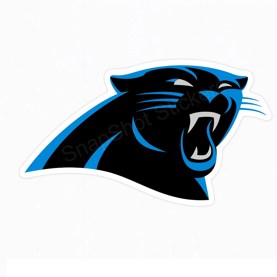 SSSCO Carolina Panthers Logo Weather Resistant Vinyl Sticker/Decal 01