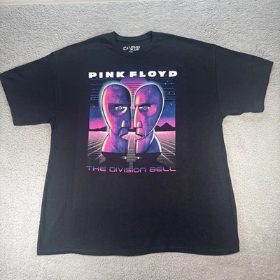 Liquid Blue Pink Floyd Division Bell Vaporwave T 恤男式 2XL — 第 1/4 张图片