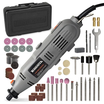 Terratek Rotary Multi Tool 135W Variable Speed & Accessory Set Dremel Compatible - Image 1 of 4