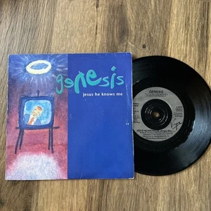 Genesis - Jesus He Knows Me | Hearts On Fire Vinyl Record 7” - Picture 1 of 6