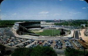 Wisconsin WI Milwaukee County Stadium Postcard - Picture 1 of 2
