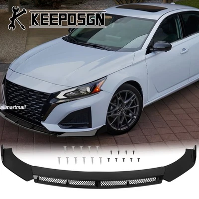 For Nissan Altima S Front Bumper Lip Splitter Spoiler Body Kit Parts Accessories - Image 1 of 4