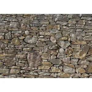 Brewster 8-727 Stone Wall Mural, One Size, Brown - Picture 1 of 4