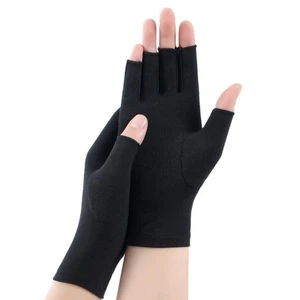 Fingerless Compression Gloves for Women Men, Carpal Tunnel Pain Relief, Cycli... - Picture 1 of 7