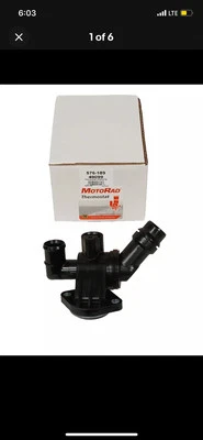 Термостат Motorad 576-189 с корпусом для Audi (05-10) A4 (05-08), Seat Exeo (11) - Изображение 1 из 2