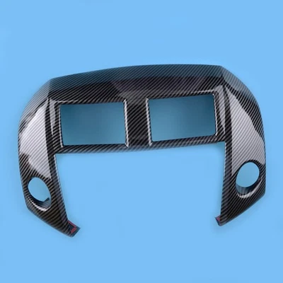 Carbon Fiber Style Middle Console Navigation Frame Fit For Toyota RAV4 2006-12 n - Image 1 of 4