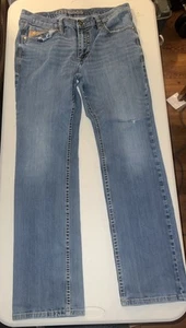 CODY JAMES Core Herren Größe 36 x 34 blau Cowboy bestickt gerades Bein Jeans - Bild 1 von 6