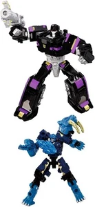 TAKARA TOMY TRANSFORMERS WKS-04 SHADOW MEGATRON & FROST SABER WILD KING SET - Picture 1 of 5