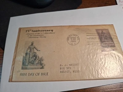 WORLDS FAIR CANCEL FDC Sc # 902 - Art Craft Cachet - Emancipation - - Image 1 of 3