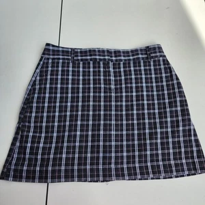 Izod Golf Damen Skort weiß pink schwarz kariert Stretch Pickleball Tennisrock 10 - Bild 1 von 10