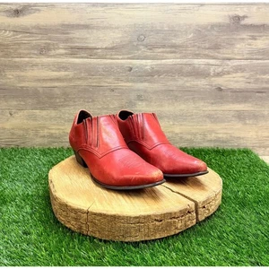 Durango Women - Size 9.5M - Red Ankle Boots PO64635 - Picture 1 of 9