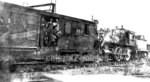 OREGON Corvallis & Eastern RR Train Crew SP Loco Photo - Picture 1 of 1