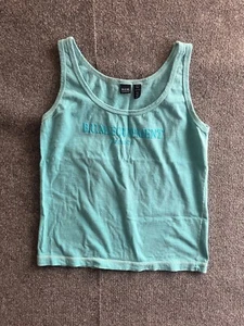 Vintage Bum Equipment America Women's tank top blue pre owned Y2k - Picture 1 of 2