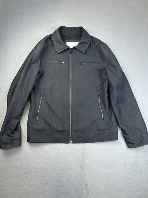 Wilsons Leather Mens Black Full Zip Motor Biker  Jacket Coat Small - Image 1 of 4