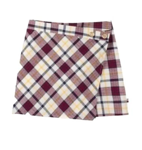Tommy Hilfiger - Kids Girl's Cotton Red Plaid Wrap Skorts ,  Size L (12/14) - Picture 1 of 8