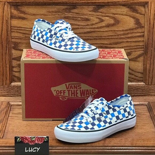 Scarpe Vans Authentic Pro a scacchiera classiche bianche