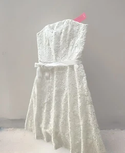 Lilly Pulitzer Sienna Dress ~ Resort White ~ Sleeveless ~ Sz. 8 Women’s - Picture 1 of 10