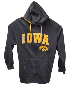 Colosseum Iowa Hawkeyes Black Hoodie Pullover Sweatshirt Men’s Size 1X Tall - Picture 1 of 8