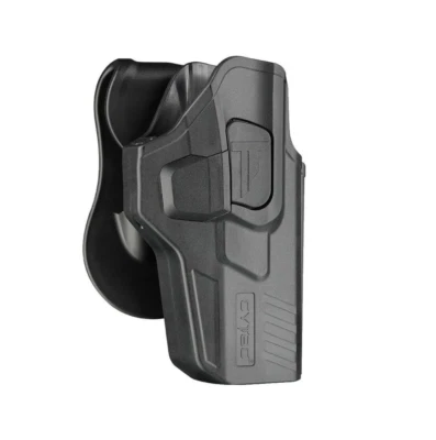 For Glock 17 Gen 1/2/3/4/5 MOS Level 2 OWB Paddle Holster w Quick Release Button - Image 1 of 4
